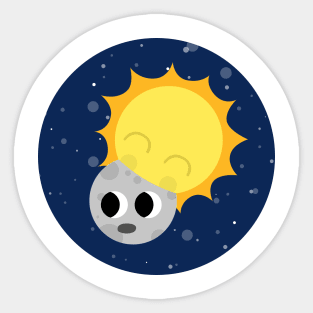 solar eclypse Sticker